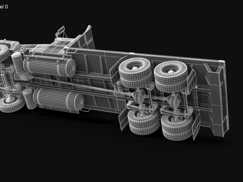 Superliner Flatbed 3Dモデル