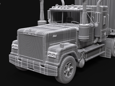 Superliner 1993 Container Trailer 3D Modell