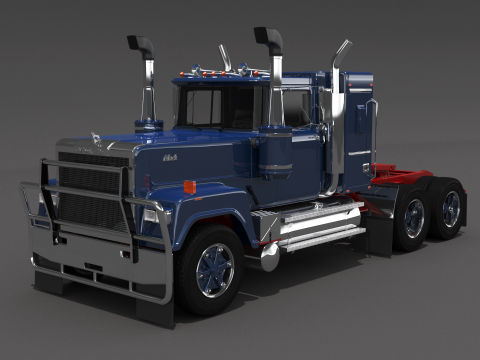 Australische Superliner 1993 3D Model