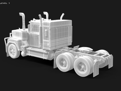 Australische Superliner 1993 3D Model