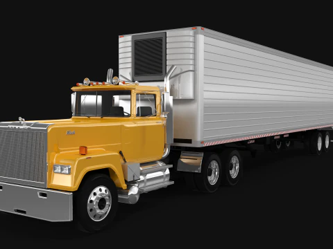 Trailer de caixa Super-Liner 1993 Modelo 3D