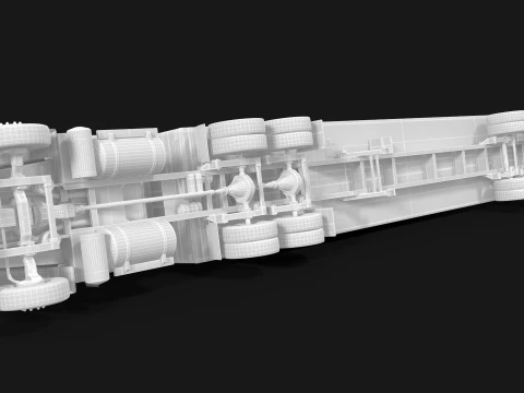 Trailer de caixa Super-Liner 1993 Modelo 3D