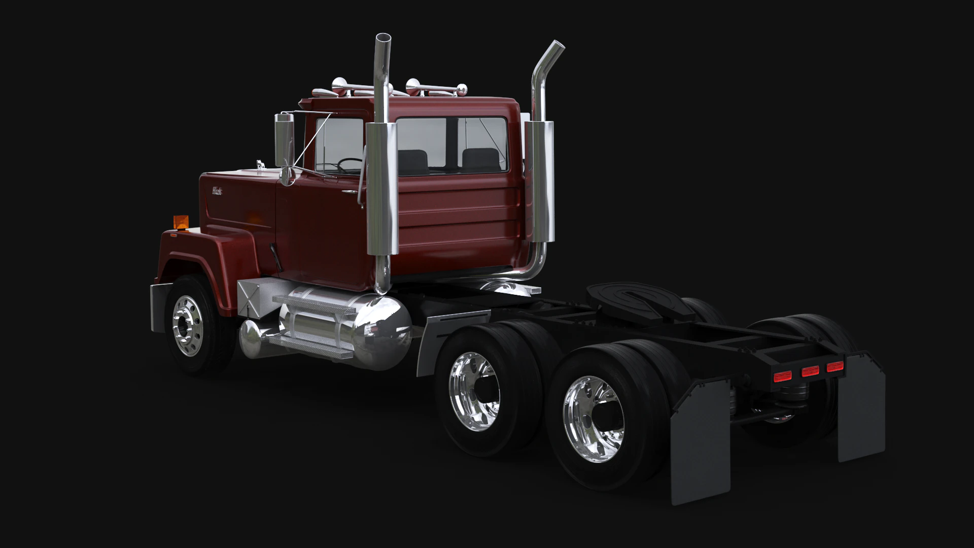 슈퍼라이너 세미트레일러 3D 모델 .c4d .max .obj .3ds .fbx .stl .blend 