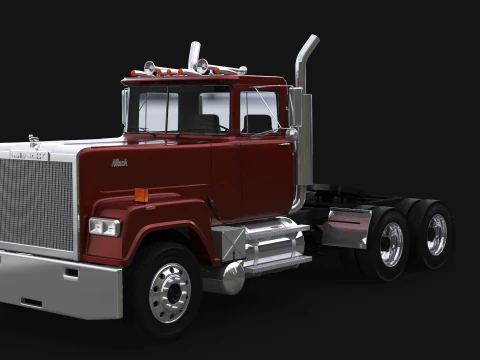 슈퍼라이너 세미트레일러 3D 모델