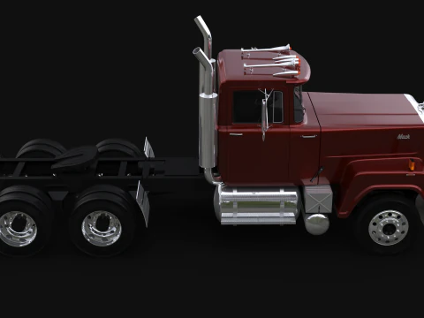 슈퍼라이너 세미트레일러 3D 모델