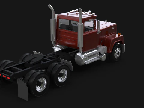 슈퍼라이너 세미트레일러 3D 모델