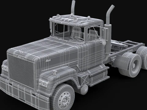 슈퍼라이너 세미트레일러 3D 모델