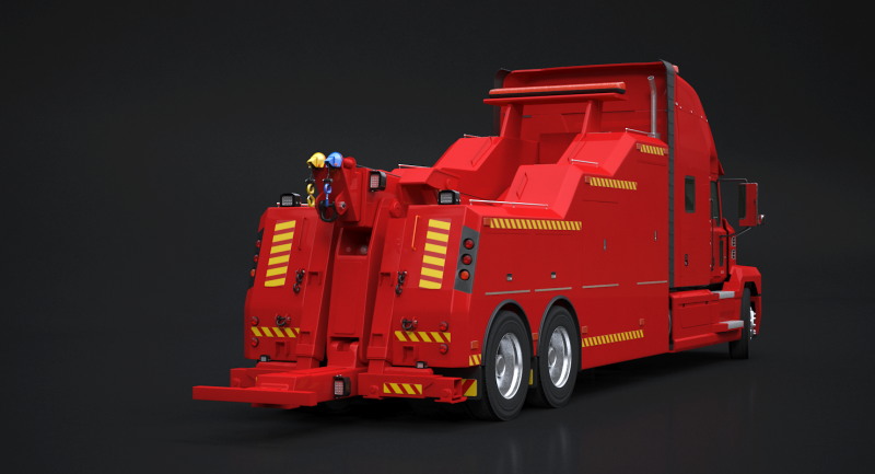 Truk Pemulihan AS Model 3D .c4d .max .obj .3ds .fbx .stl .blend