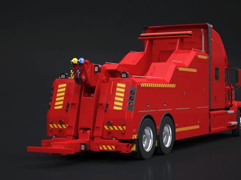 Camión de recuperación de EE. UU. Modelo 3D