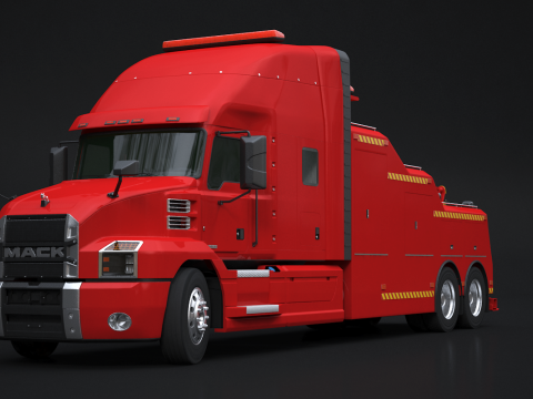 Truk Pemulihan AS Model 3D