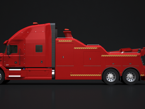 Truk Pemulihan AS Model 3D