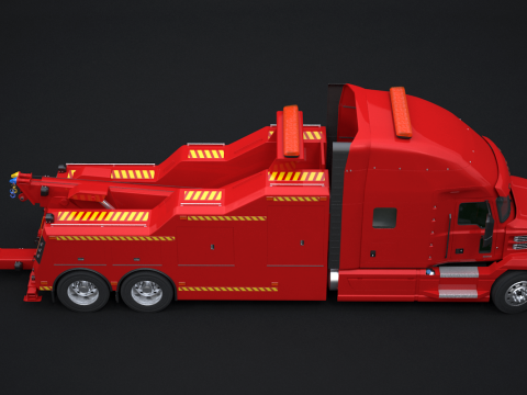 Truk Pemulihan AS Model 3D