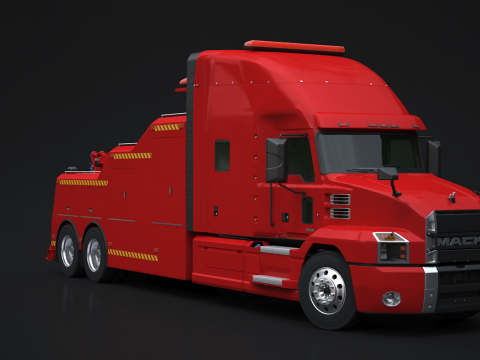 Truk Pemulihan AS Model 3D