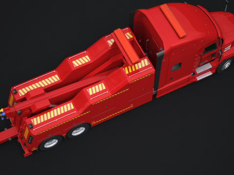 Truk Pemulihan AS Model 3D