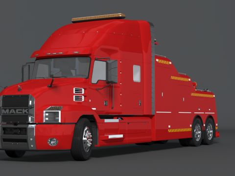 Truk Pemulihan AS Model 3D