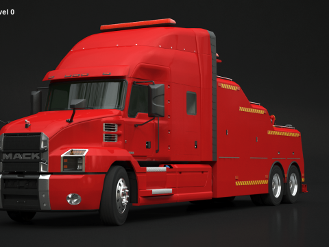 Truk Pemulihan AS Model 3D