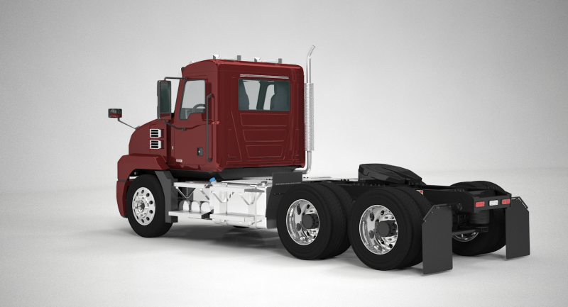 Cabina giornaliera per semirimorchi Modello 3D .c4d .max .obj .3ds .fbx .stl .blend