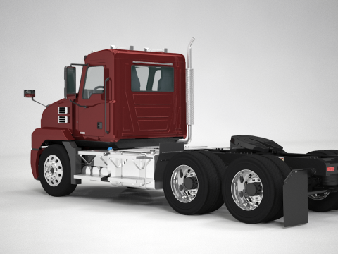 Cabina diurna semirremolque Modelo 3D