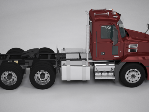 Cabina giornaliera per semirimorchi Modello 3D