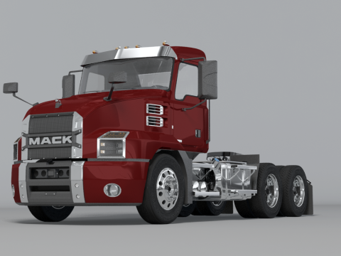 Cabina giornaliera per semirimorchi Modello 3D