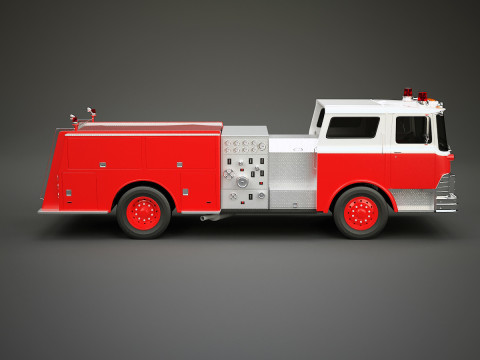Camión de bomberos CF 69 Modelo 3D