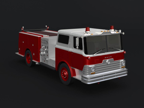 Camión de bomberos CF 69 Modelo 3D