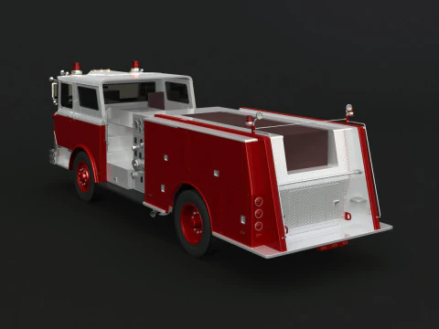 Autopompa antincendio CF 69 Modello 3D