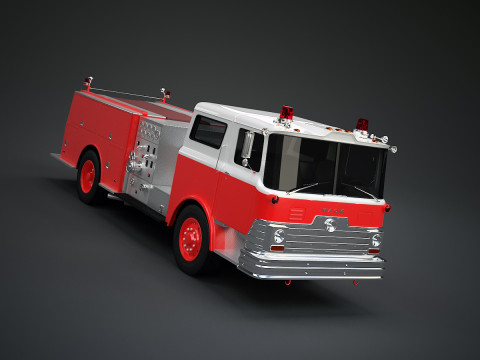 Camión de bomberos CF 69 Modelo 3D
