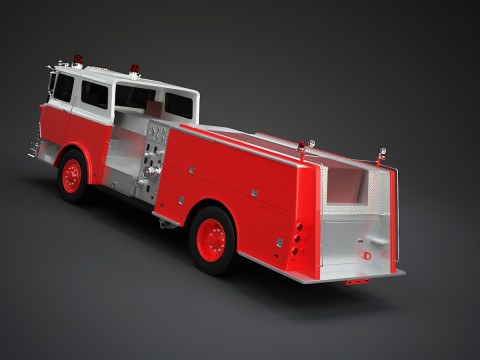 Camión de bomberos CF 69 Modelo 3D