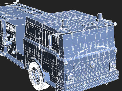 Camión de bomberos CF 69 Modelo 3D