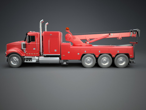 Ciężka ciężarówka holownicza Model 3D