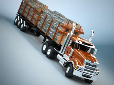 Portador de madera Titán Modelo 3D