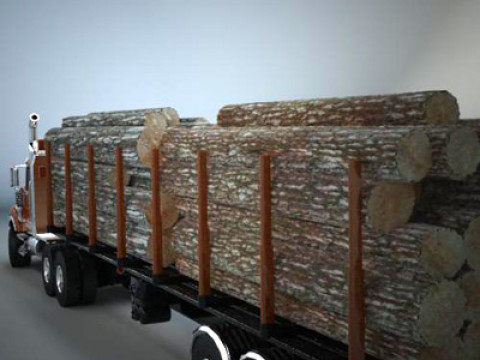 Portador de madera Titán Modelo 3D