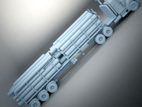 Portador de madera Titán Modelo 3D