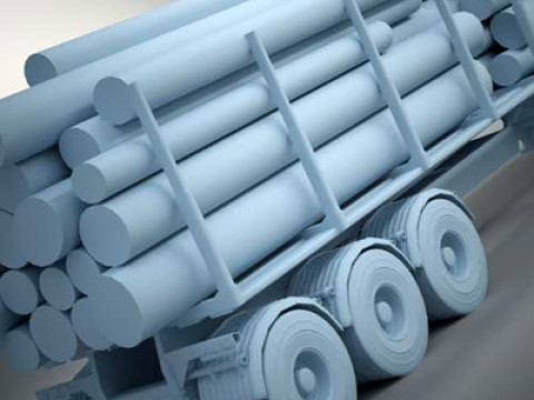 Portador de madera Titán Modelo 3D