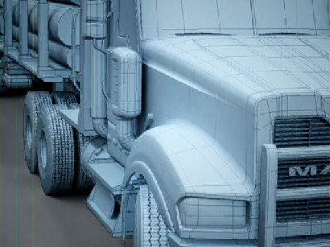 Portador de madera Titán Modelo 3D