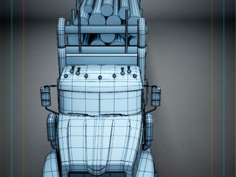 Portador de madera Titán Modelo 3D