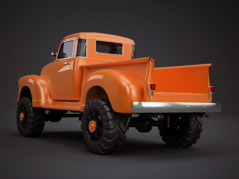 Chevrolet Pickup 1951 Pickup Lift 3D Model