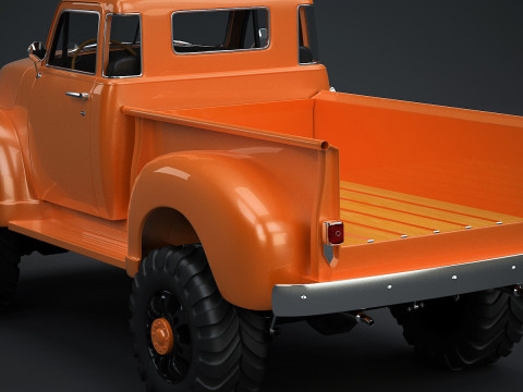Chevrolet Pickup 1951 Pickup Lift Modello 3D