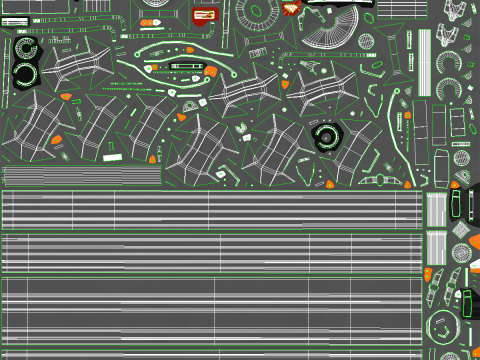 Realistic Flatbed Truck 3D Model