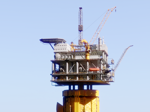 Rig Oli Kaki SPAR Tua Model 3D