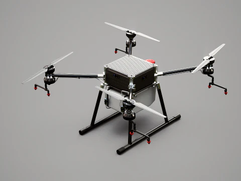 Agricultural Drone Quadrotor Farming UAV 3D Model