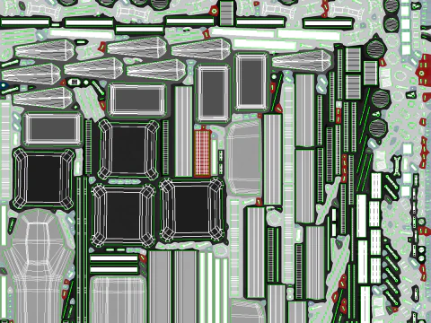 Agricultural Drone Quadrotor Farming UAV 3D Model