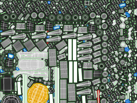 Drone agricolo - Spruzzatore UAV agricolo per spolverare le colture Modello 3D