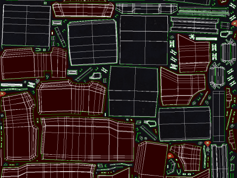 Furgone futuristico per le consegne Cyberpunk - Veicolo elettrico fantascientifico Modello 3D