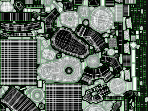 Motor de motocicleta V-Twin refrigerado a ar Twin-Cam Modelo 3D