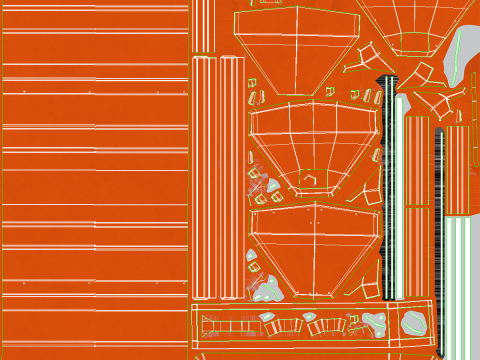 Modelo de espalhador de sal rodovi&aacute;rio 3D - Equipamento de remo&ccedil;&atilde;o de neve de inverno para caminh&otilde;es Modelo 3D
