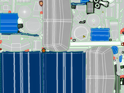 Modelo de espalhador de sal rodovi&aacute;rio 3D - Equipamento de remo&ccedil;&atilde;o de neve de inverno para caminh&otilde;es Modelo 3D