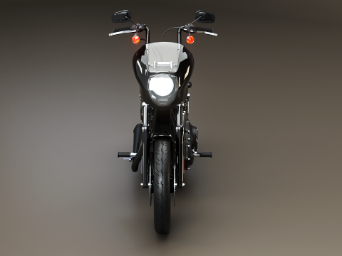 Harley-Davidson Dyna SOA Style 3D Model