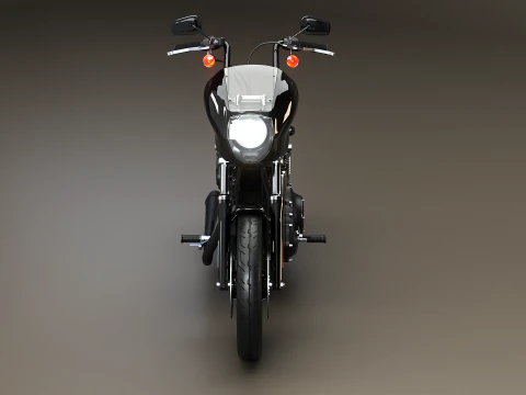 Harley-Davidson Dyna SOA Style 3D Model